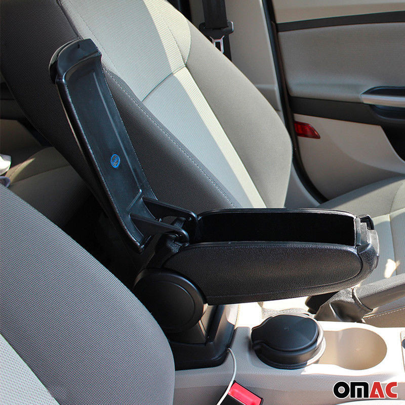 Center armrest armrest center console for Peugeot 207 2006-2012 PU leather black