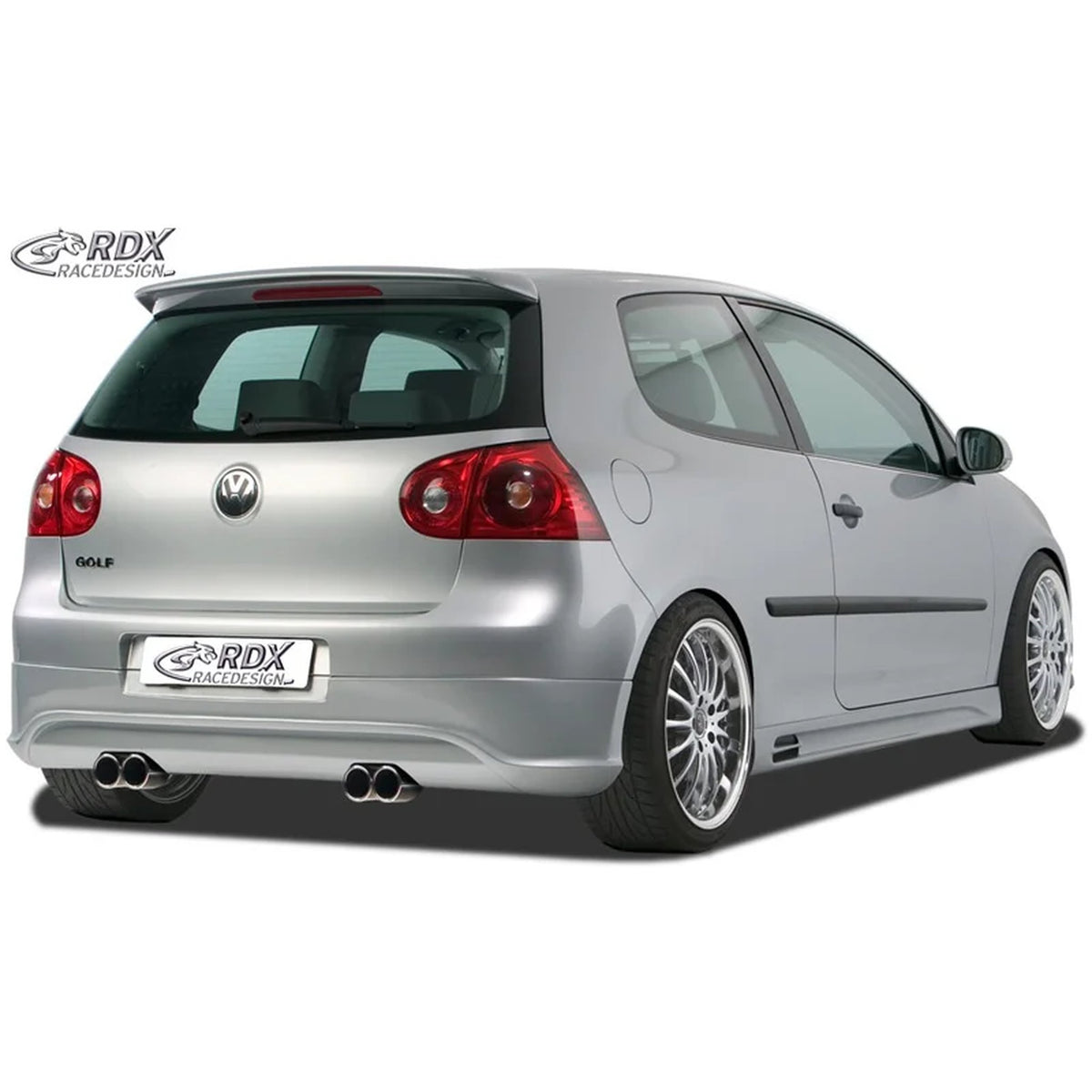 RDX Heckschürzenansatz für VW Golf V R32 Schrägheck 2003-08 Auspuff Links/Rechts