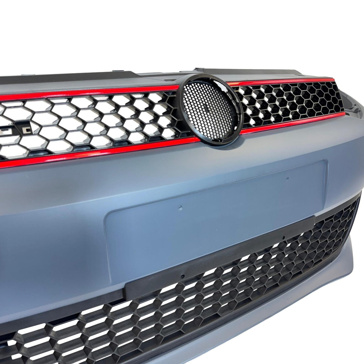 JOM Frontstoßstange für VW Polo 5 6R 2008-2014 Sport-Design Wabengitter mit ABE