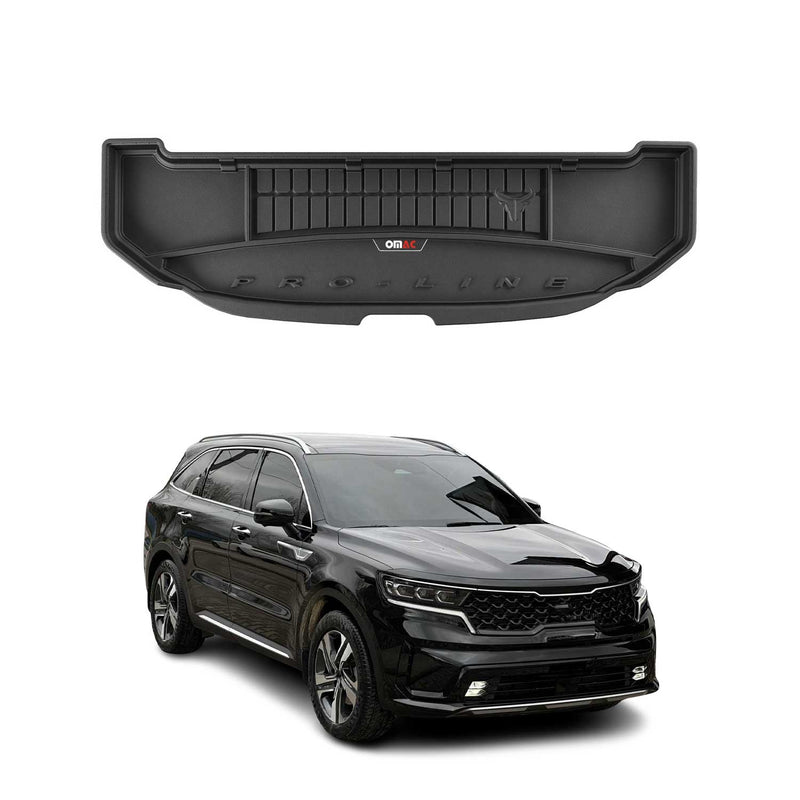 OMAC Gummi Kofferraumwanne für Kia Sorento Hybrid PHEV 2020-2024 TPE Schwarz