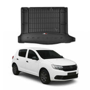 OMAC Gummi Kofferraumwanne für Dacia Sandero 2012-2020 TPE Laderaumwanne Schwarz