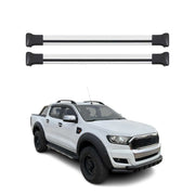 Dachträger Grundtäger für Ford Ranger T6 P375 2011-2022 Aluminium Silber 2 tlg