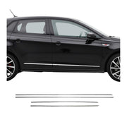 Seitentürleiste Türleisten Türschutzleisten für VW Polo 2017-2021 Edelstahl 4x