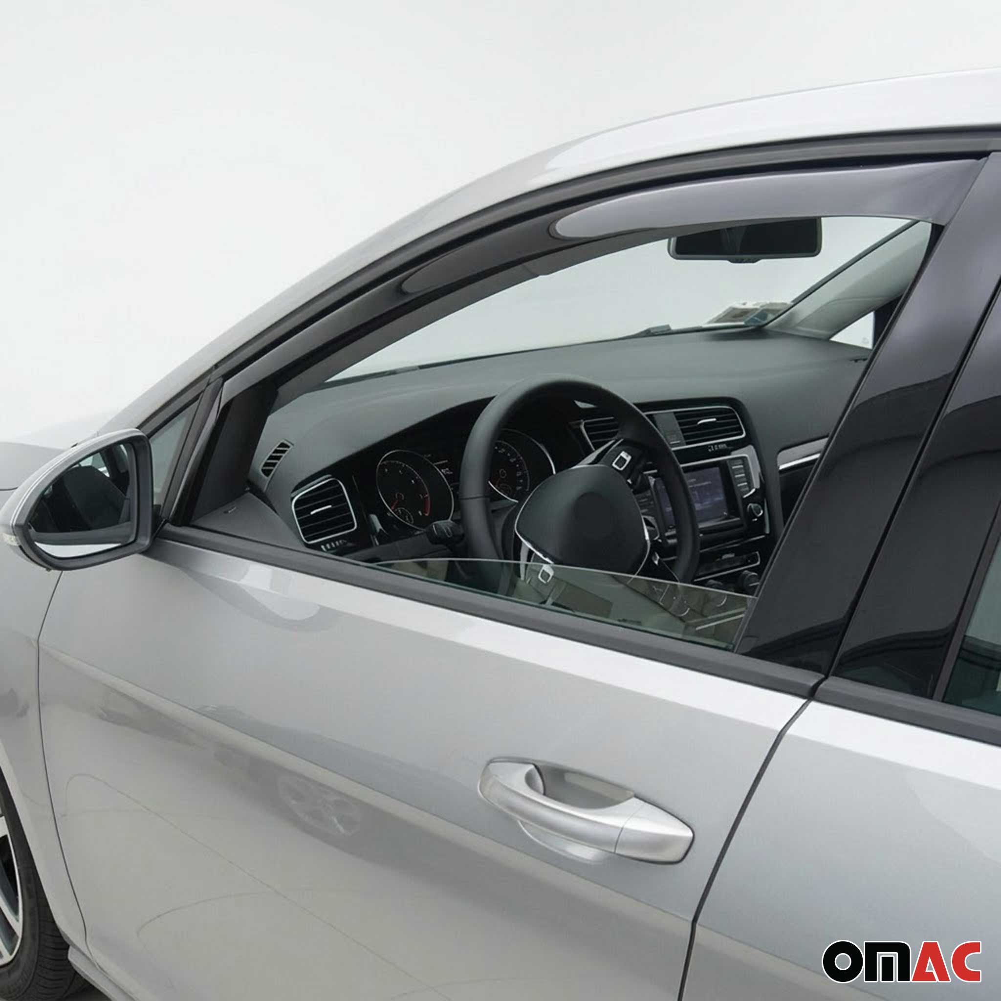 Windabweiser Regenabweiser für VW Golf mk7 Variant 2013-2020 Dunkel Acryl 2tlg