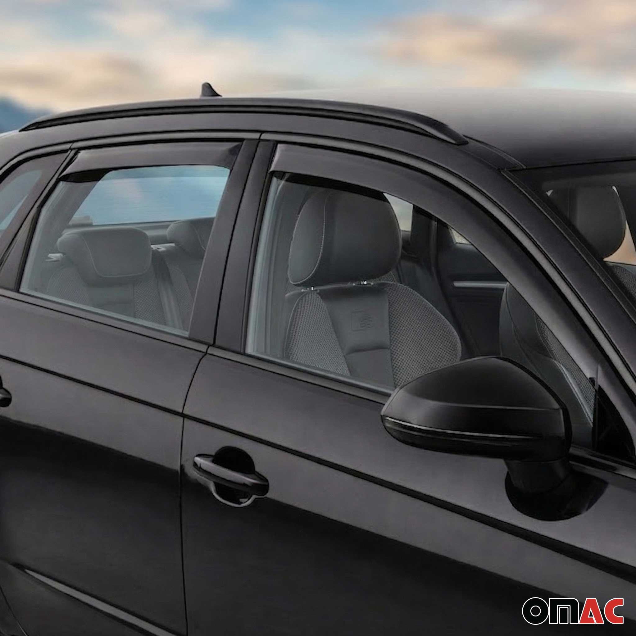 Windabweiser Regenabweiser für Audi A3 8V Sportback 2012-2020 Acryl Dunkel 4tlg
