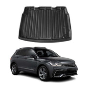 Kofferraumwanne Laderaumwanne für VW Tiguan 2016-2024 Gummi TPE Schwarz