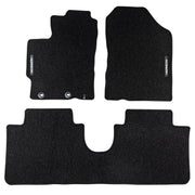 Velours Fußmatten für Toyota Yaris III Schrägheck 2011-2020 außer Hybrid 3 tlg