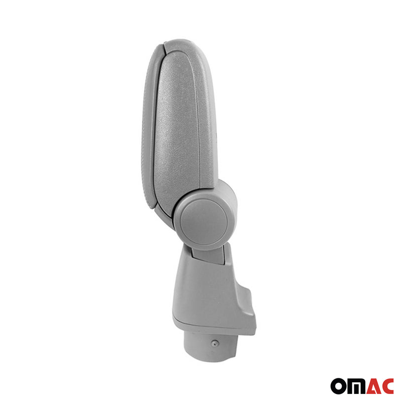 Mittelarmlehne Armlehne Mittelkonsole für Dacia Duster 2010-2017 PU-Leder Grau