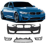 JOM Stoßstange vorne für BMW F30 inkl. LCI 2011-2019 SRA + PDC Schwarz