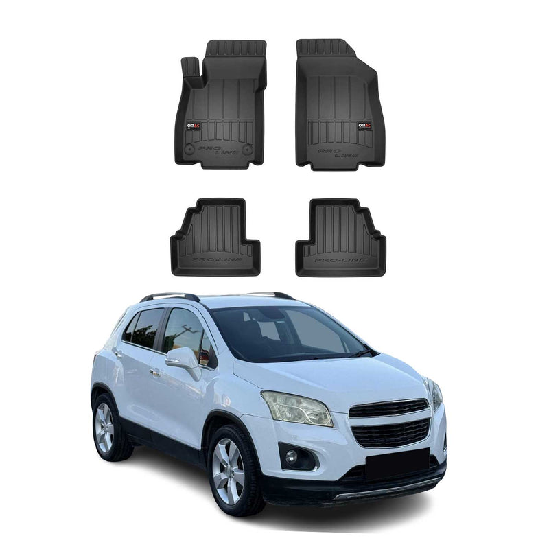 OMAC Gummi Fußmatten für Chevrolet Trax 2012-2019 Premium TPE Automatten 4tlg