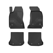 Fußmatten Gummimatten No.77 für Audi A4 B5 Wagon 1994-2001 TPE Schwarz 4 Teile