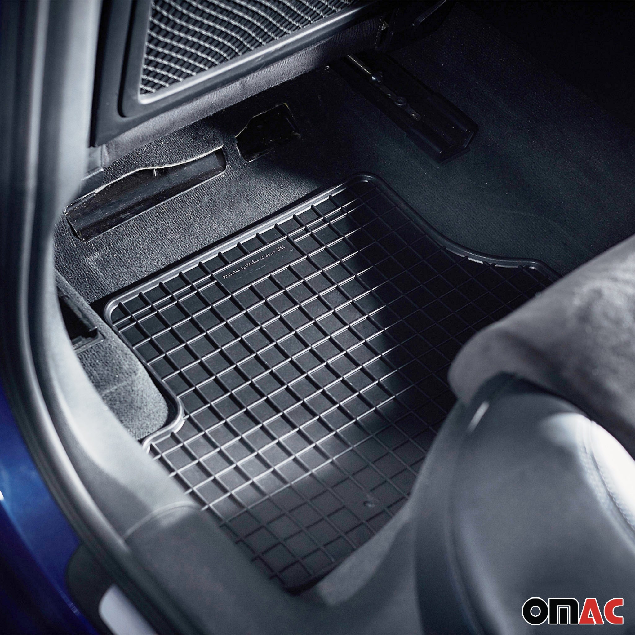 OMAC Gummi Fußmatten für Kia Ceed 2012-2018 Automatten Gummi Schwarz 4tlg