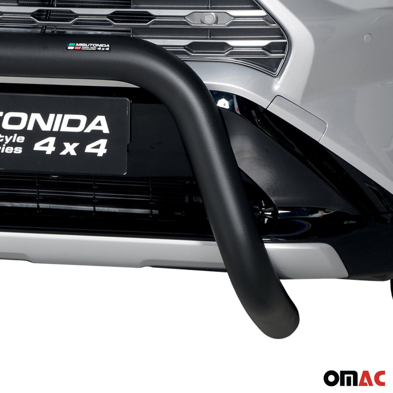 Frontbügel Frontschutzbügel für Toyota RAV4 XA50 2019-2025 Hybrid ø76 Schwarz