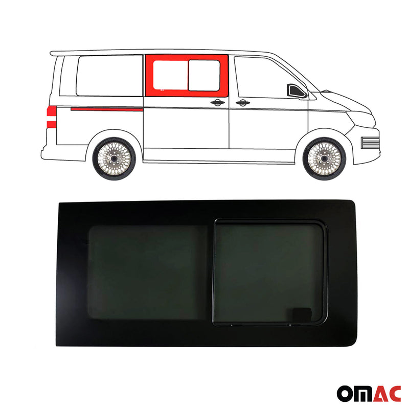 Seitenfenster Schiebefenster für VW T5 2003-2015 Rechts Schiebetür Auto L1 L2