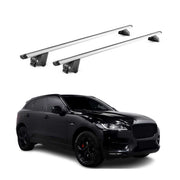 Dachträger Grundtäger für Jaguar F-Pace 2016-2025 100kg Aluminium Silber 2x ABE