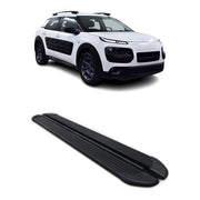 Schweller Trittbretter Schweller für Citroen C4 Cactus 2014-2022 Alu Schwarz