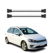 Dachträger Grundtäger für VW Golf Variant 2013-2020 75kg Aluminium Silber 2 tlg