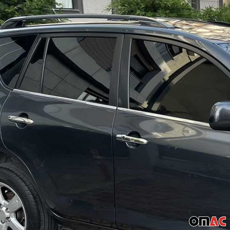 Fensterleisten Zierleisten für Toyota RAV4 Fenster x4 2006-2012 Edelstahl 4tlg