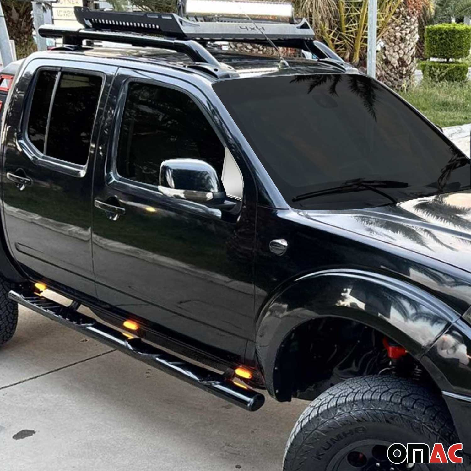Fensterdreieck Fensterleisten für Nissan Pathfinder 2005-2012 Edelstahl Chrom 2x