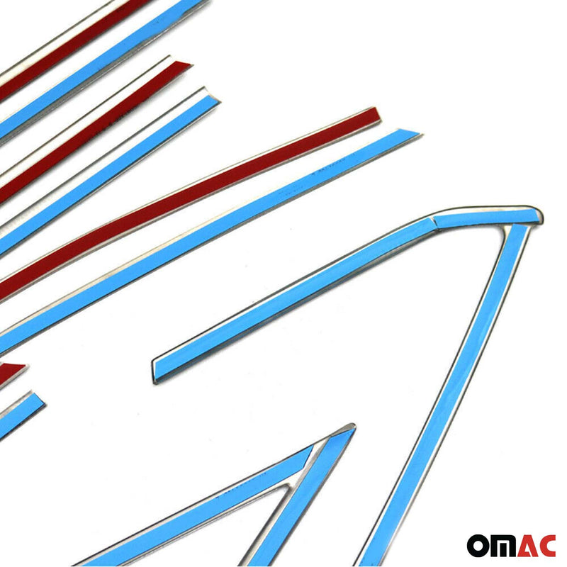 Window strips window frames for Ford Focus 2011-2018 notchback stainless steel 12x