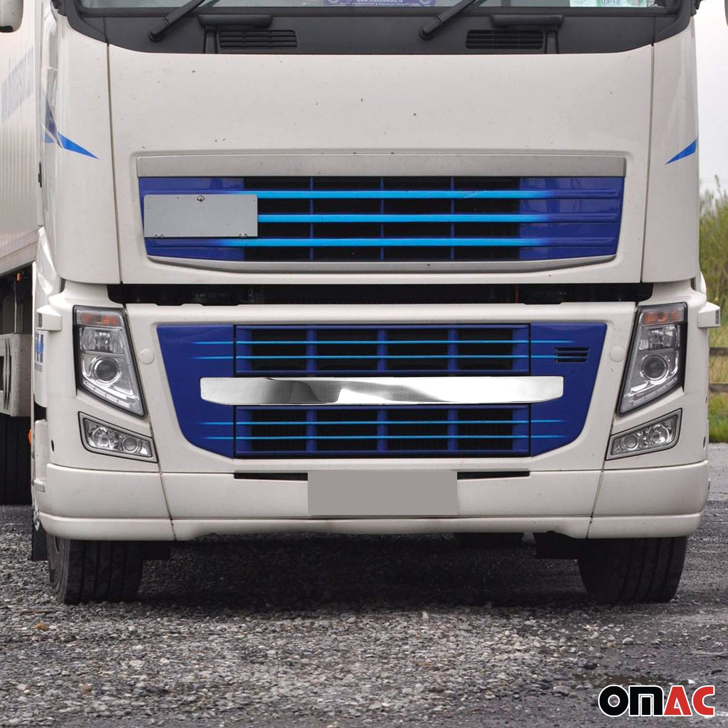 Kühlergrill Leisten Grillleisten für Volvo FH 2012-2020 Edelstahl Chrom 1tlg
