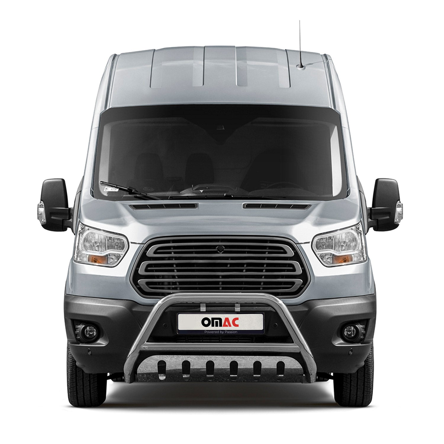 Frontbügel Frontschutzbügel für Ford Transit 2014-2025 mit ABE Edelstahl Silber