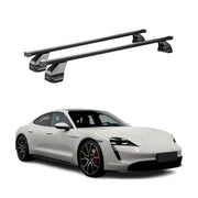 Menabo Dachträger Grundtäger für Porsche Taycan 2019-2026 75kg Stahl Schwarz 2x