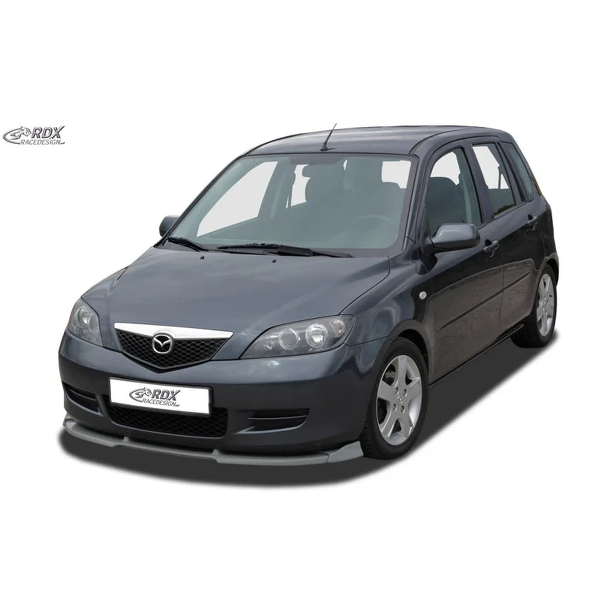 RDX Frontspoiler Vario-X für Mazda 2 DY 2003-2007 Polyurethan TÜV