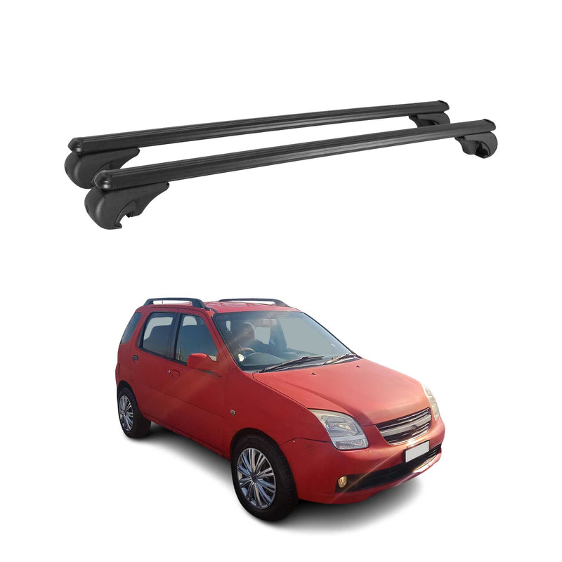 Dachträger Gepäckträger für Chevrolet Cruze 2001-2004 Alu Schwarz mit ABE