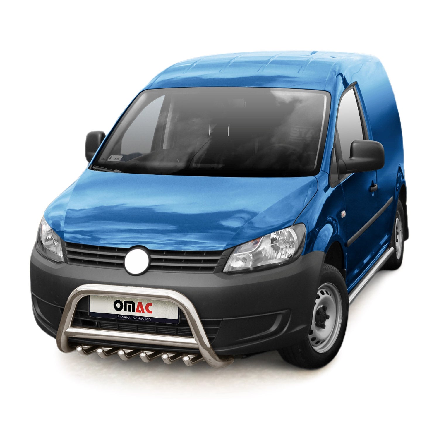 Frontbügel Frontschutzbügel für VW Caddy 2010-2018 mit ABE Stahl Silber