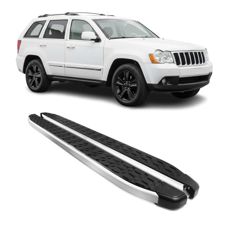 Alu Trittbretter für Jeep Grand Cherokee 2005-2010 Seitenschweller Seitenbretter
