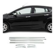 Fensterleisten Zierleisten für Ford Fiesta 2008-2019 Schrägheck Edelstahl 8tlg