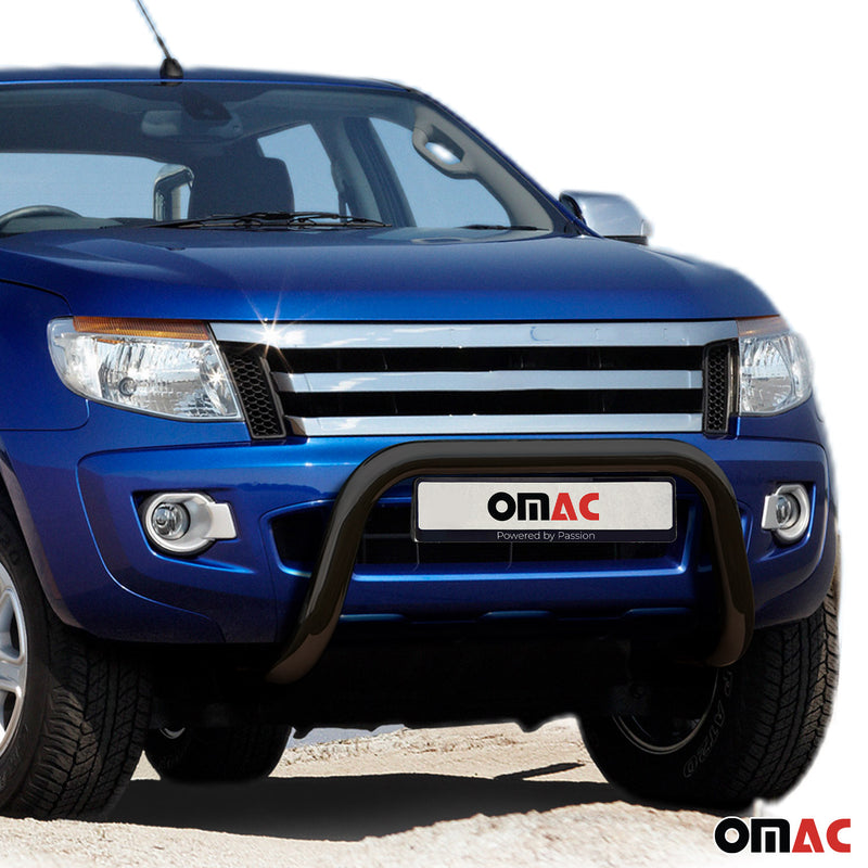 Stahl Frontbügel Frontschutzbügel für Ford Ranger 2012-2016 mit ABE Schwarz