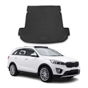 Kofferraummatte Kofferraumwanne für Kia Sorento 2015-2020 Gummi TPE Schwarz