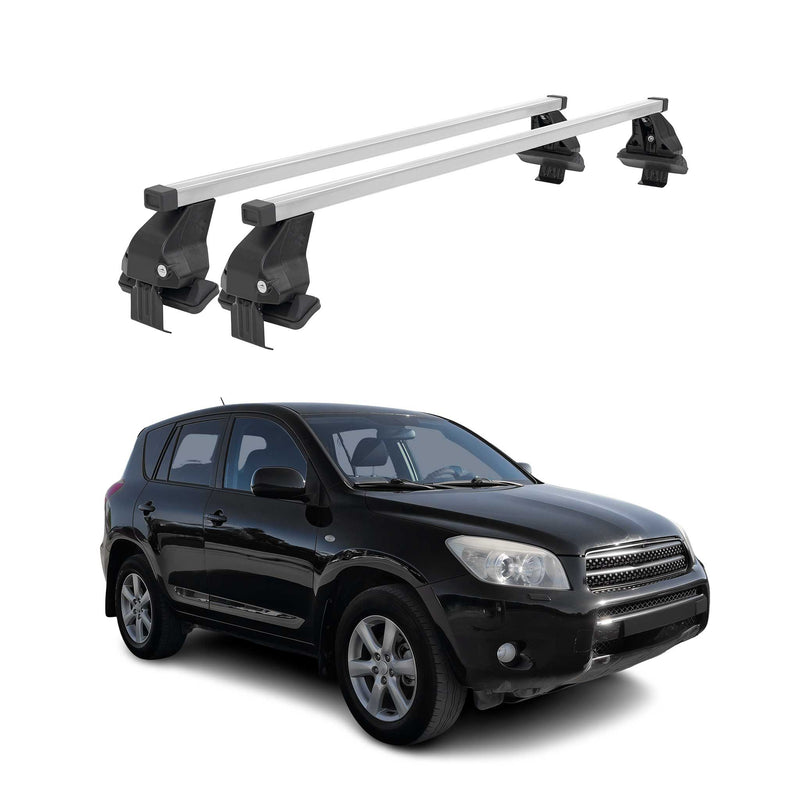 Menabo Dachträger Grundtäger für Toyota RAV4 XA30 2005-2012 50kg Stahl Silber 2x