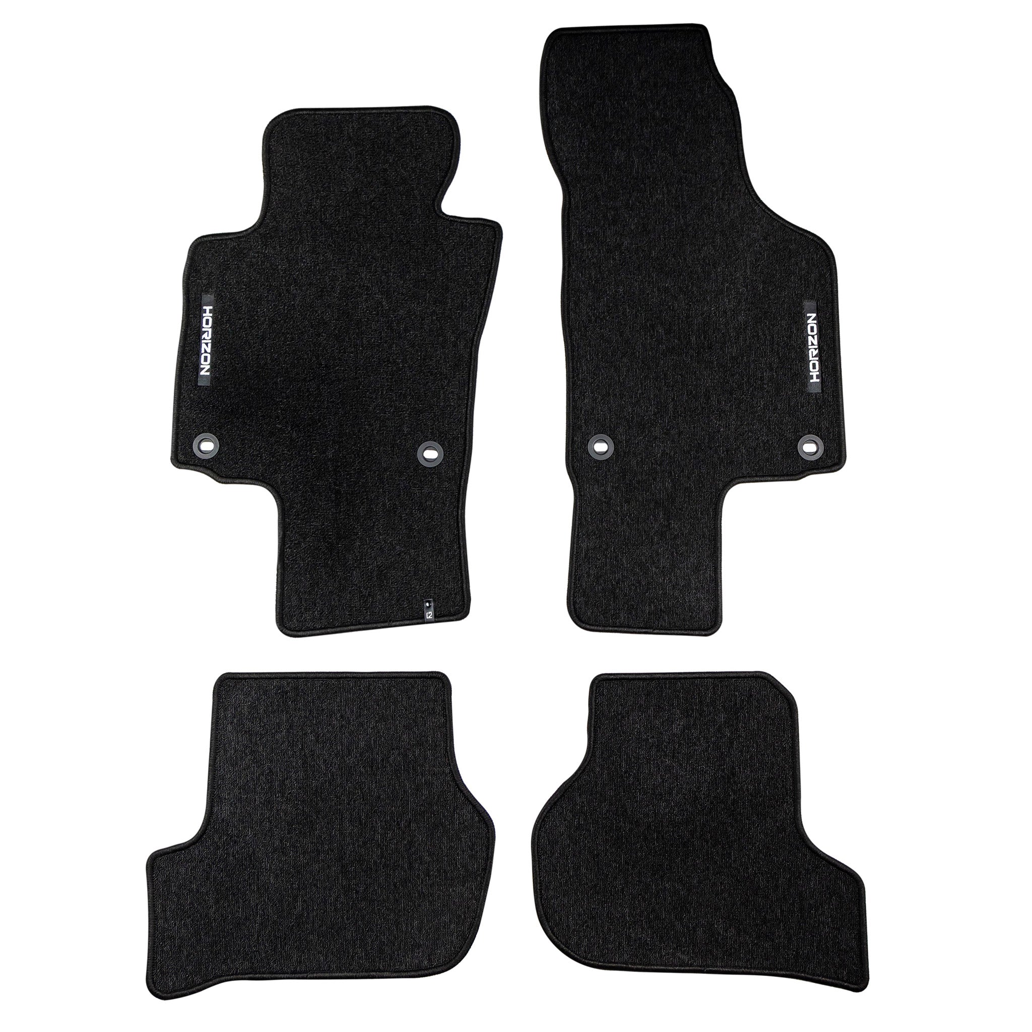 Velours Fußmatten für VW Golf Plus 2005-2014 Autoteppich Automatten Schwarz 4tlg