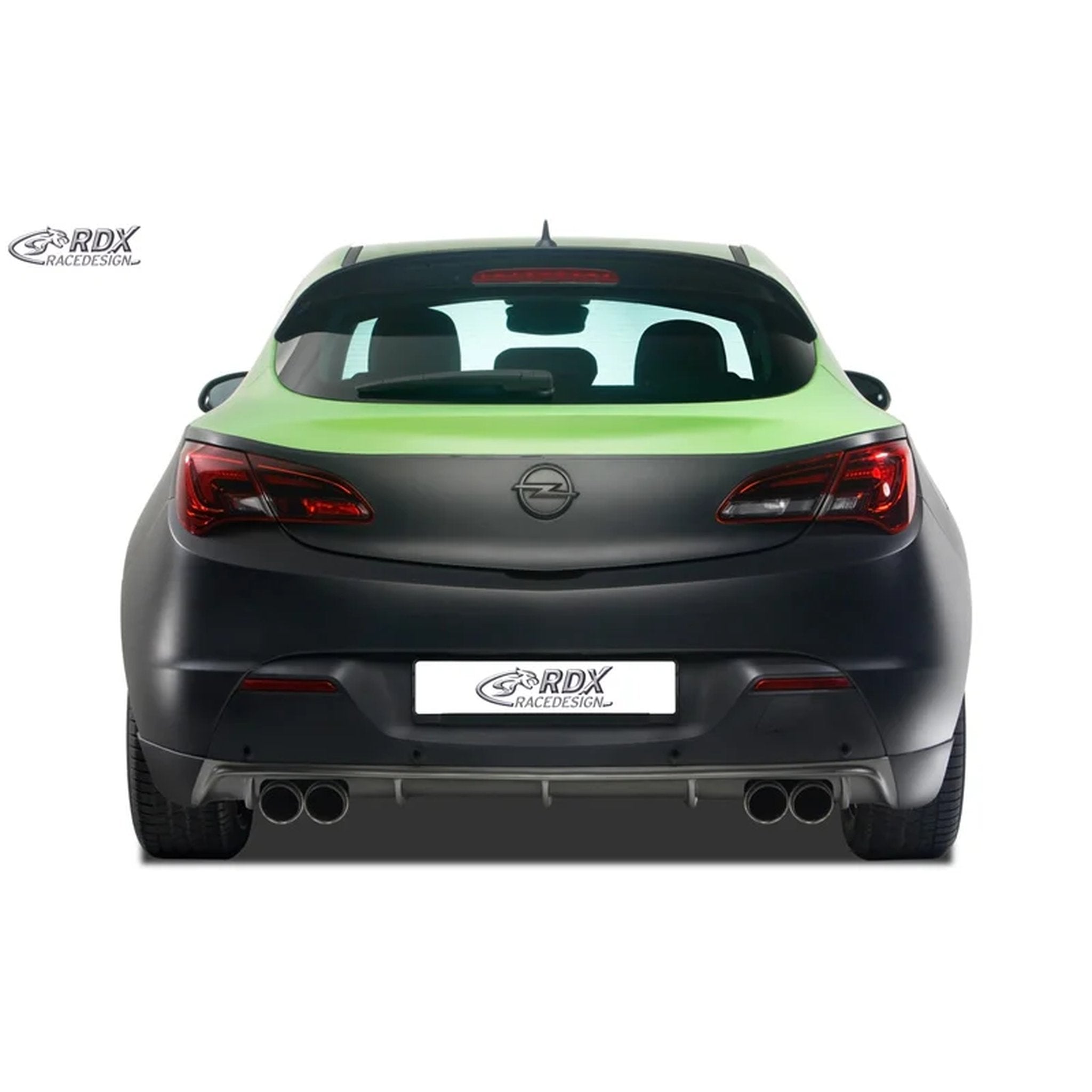 RDX Heckschürzenansatz Diffuser für Opel Astra J GTC 2009-15