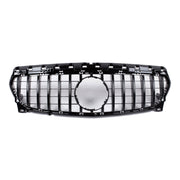 Kühlergrill Grill Frontgrill für Mercedes CLA Coupe C117 2013-2019 Schwarz