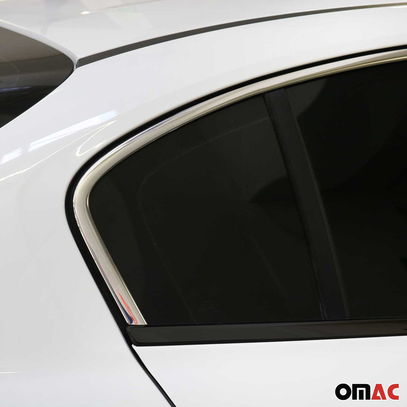 Fensterleisten Zierleisten für Fiat Tipo 2015-2025 Limo Schrägheck Chrom 4tlg