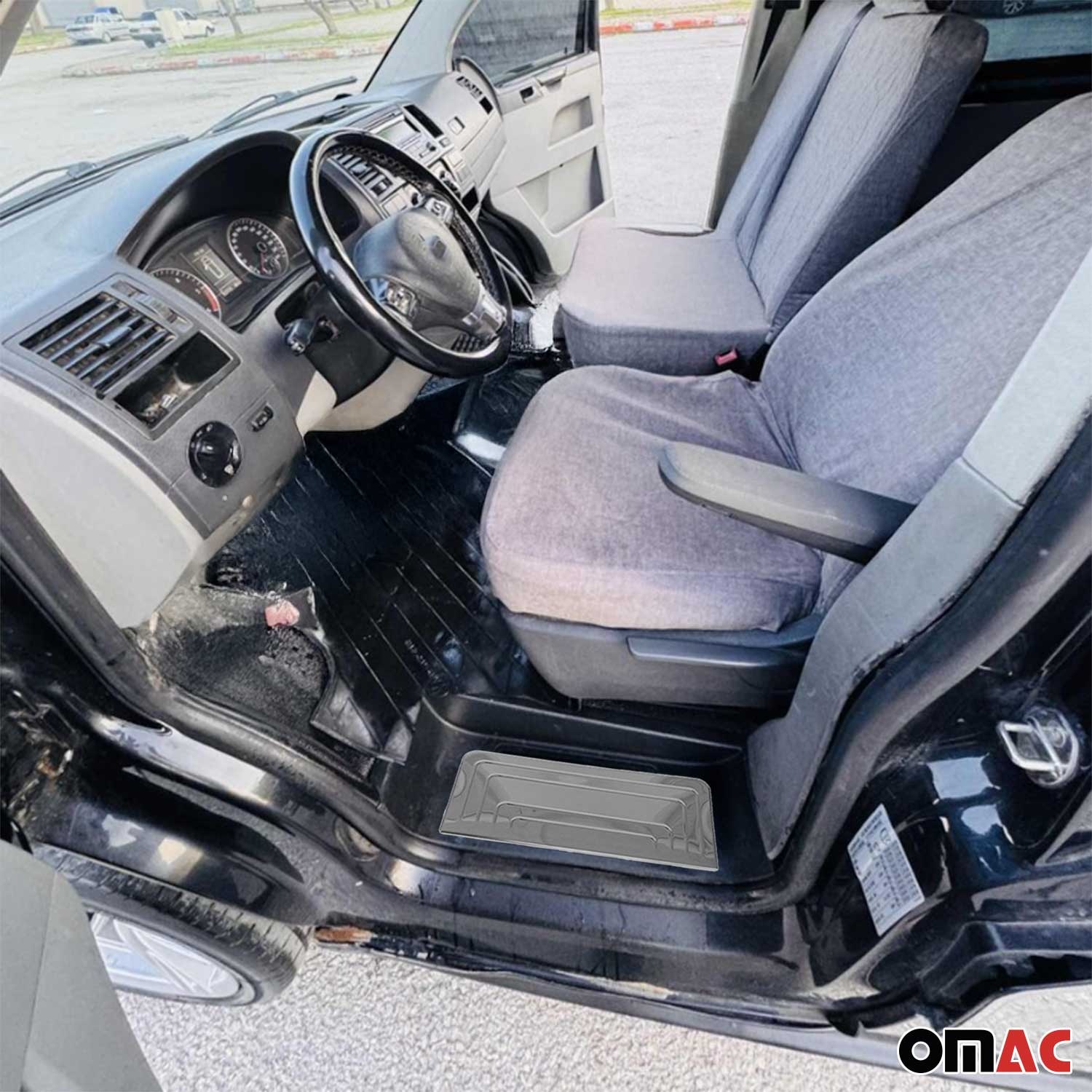 Einstiegsleisten Türschweller für VW Transporter T5 2003-2015 Chrom Dunkel 3x