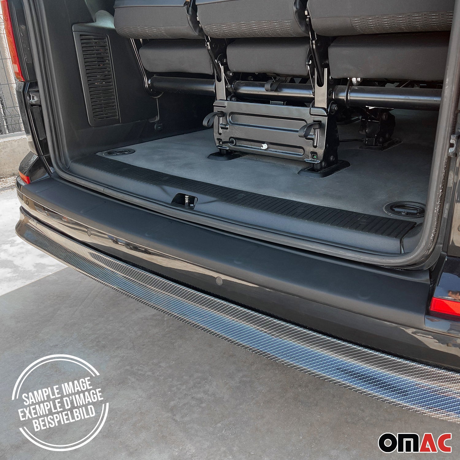 Ladekantenschutz Stoßstange für VW Transporter T7 2024-2026 Acryl matt schwarz
