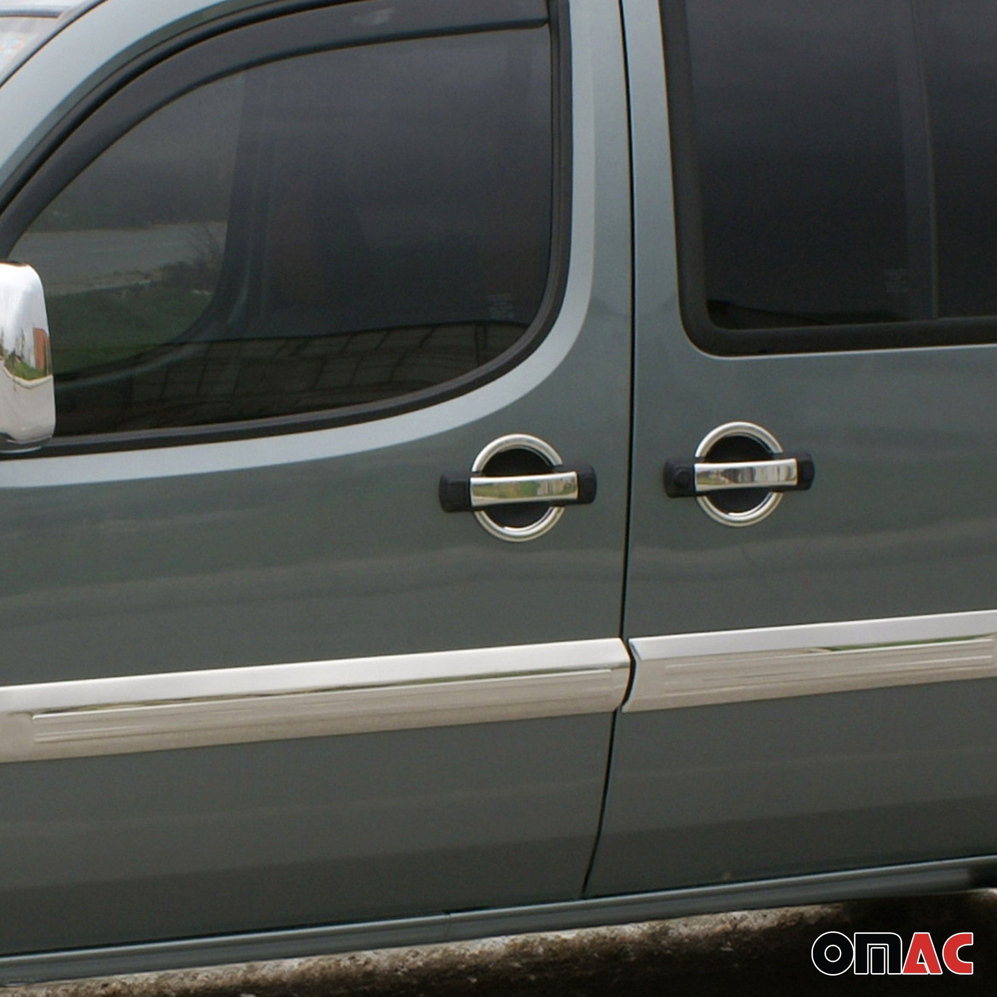 Chrom Türgriff Blende für Fiat Doblo 2000-2010 4-Tür Edelstahl 12x