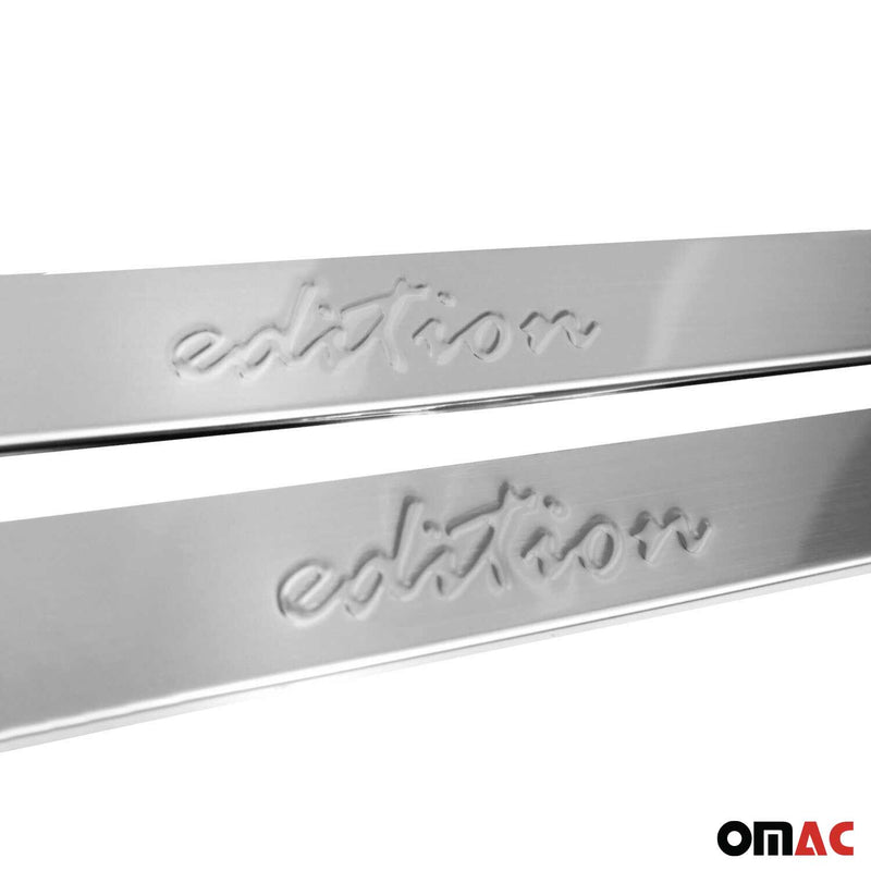 Door sill door sill edition for Citroen C2 2003-2009 stainless steel 2x