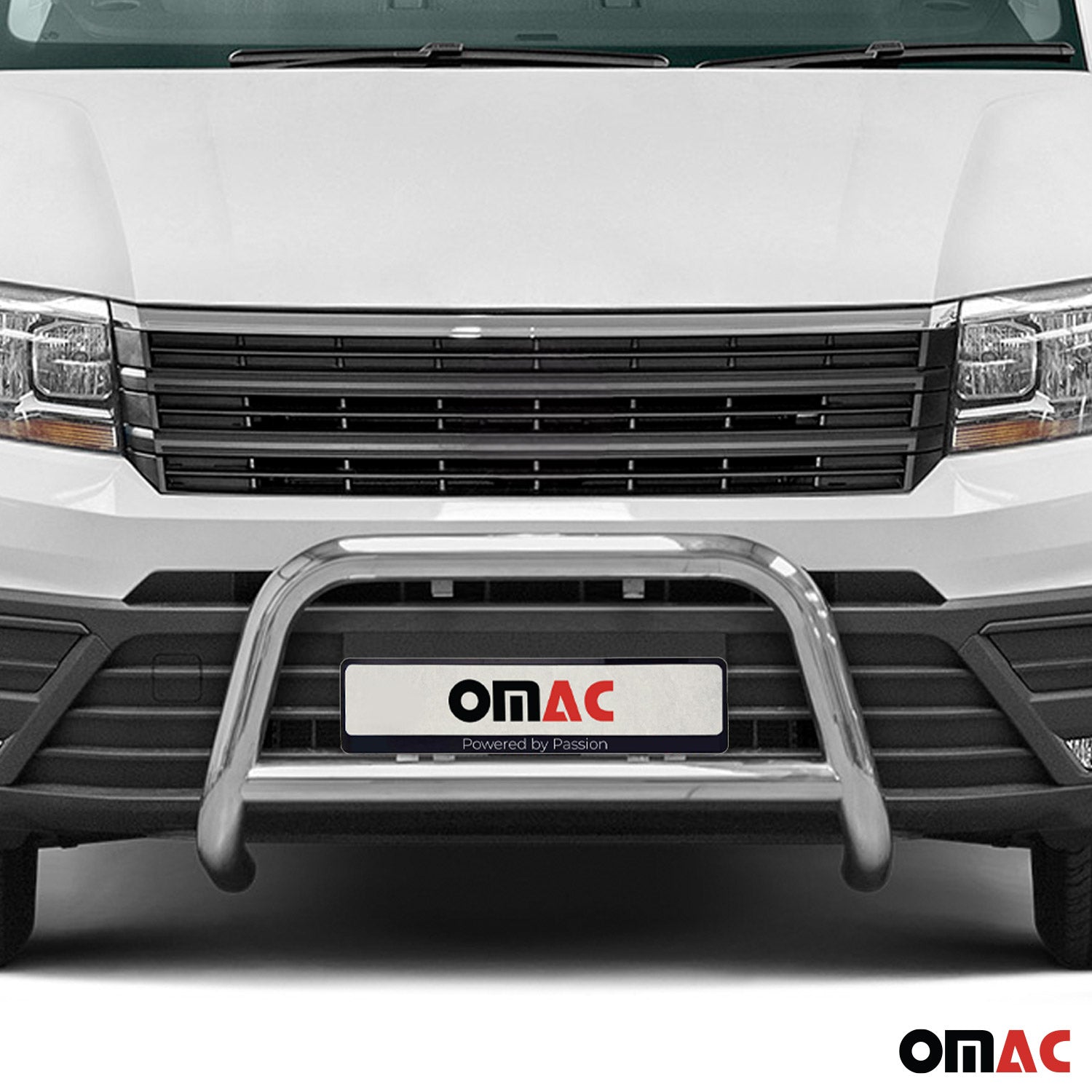 Frontbügel Frontschutzbügel für VW Crafter 2017-2026 Stahl Silber Rammschutz