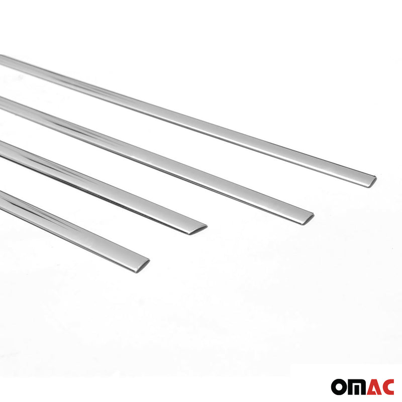 Window strips decorative strips for Ssangyong Rexton 2006-2012 stainless steel chrome 4 pieces