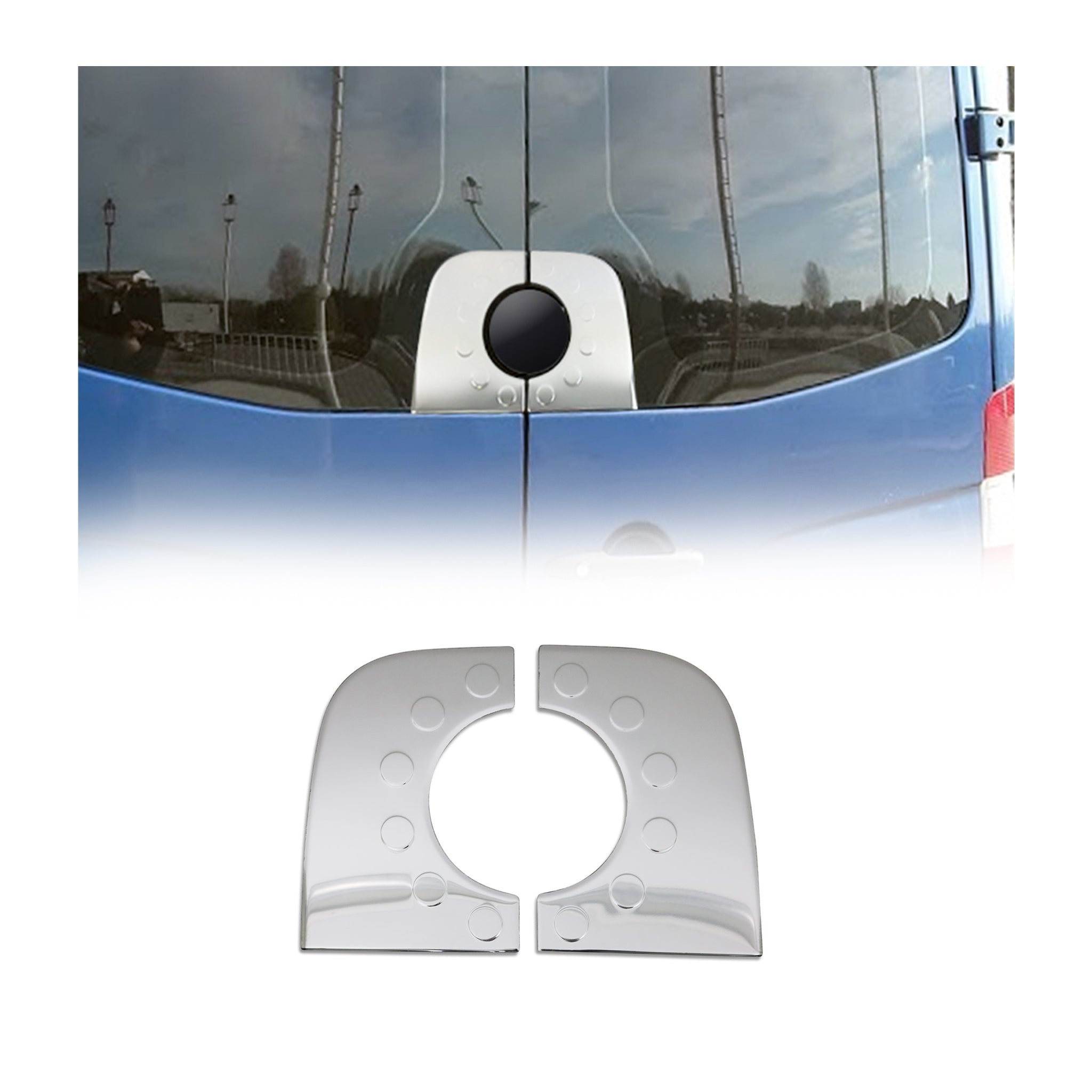 Vorne Emblemstelle Emblem Logo für Mercedes Sprinter W906 2006-2018 Edelstahl 1x