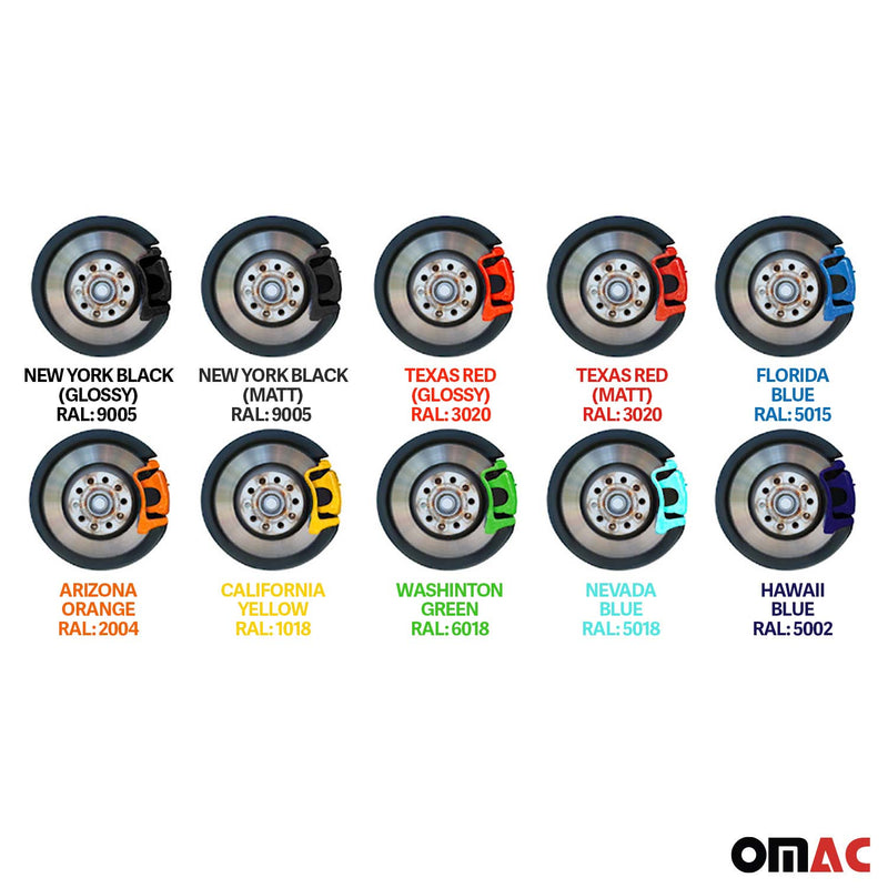 OMAC Bremssattellack Bremssattelfarbe Texas Rot Glänz Auto Lack Set