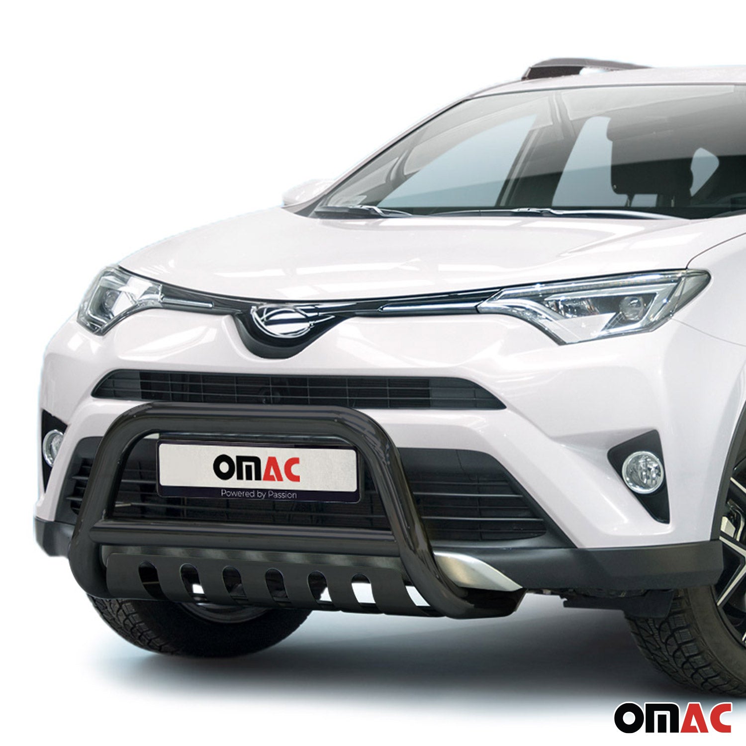 Frontbügel Frontschutzbügel für Toyota RAV4 2015-2018 Edelstahl mit ABE Schwarz