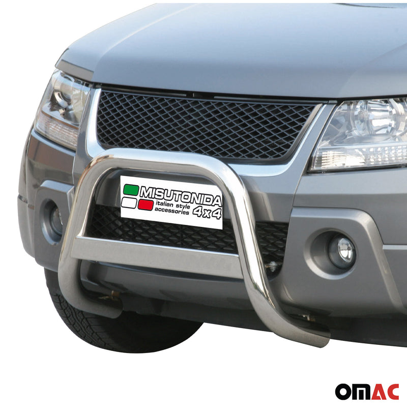 Frontbügel Frontschutzbügel für Suzuki Grand Vitara 2005-2008 Grau ø63 mm