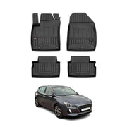 OMAC Gummi Fußmatten für Hyundai i30 2017-2026 Premium TPE Automatten Schwarz 4x